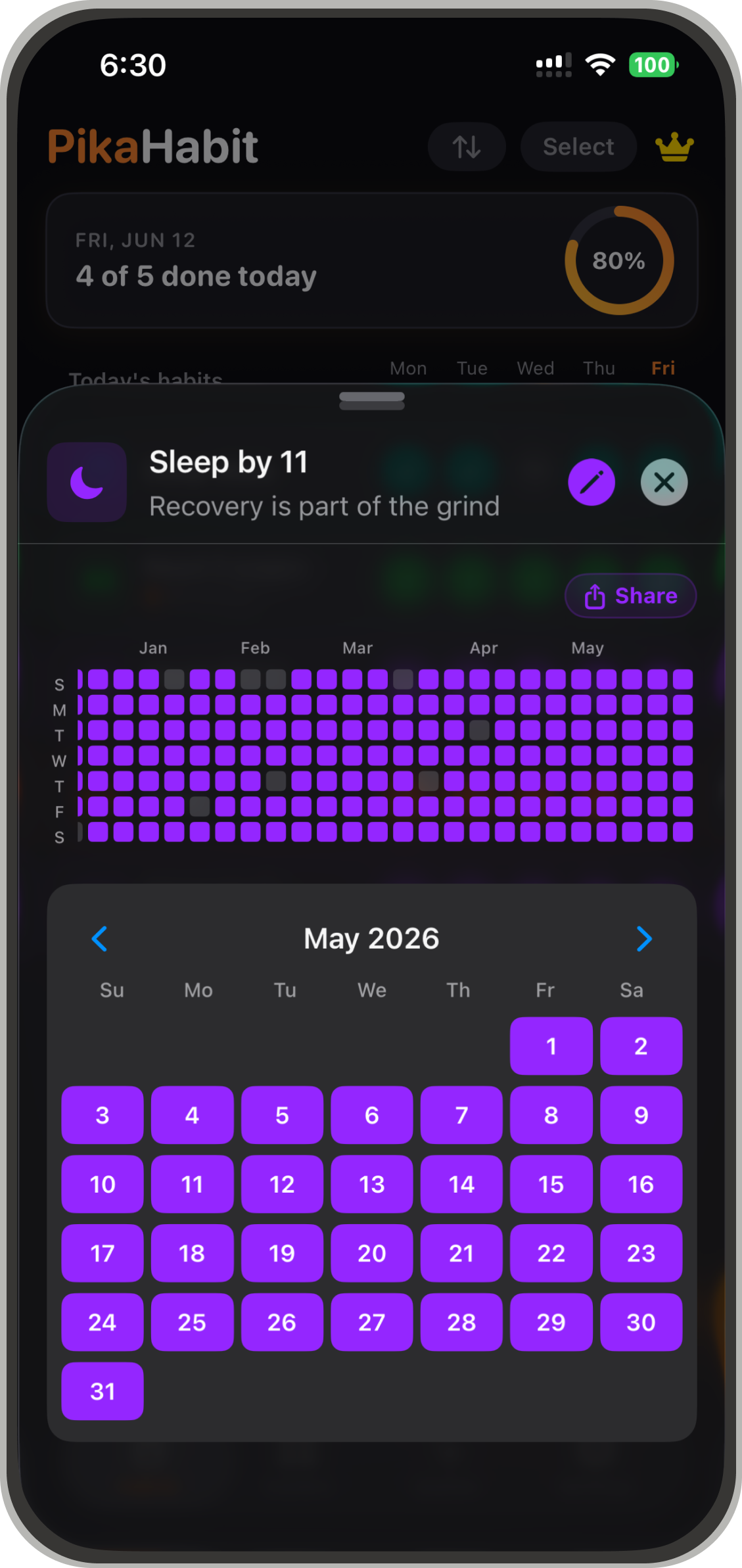 PikaHabit screenshot 3